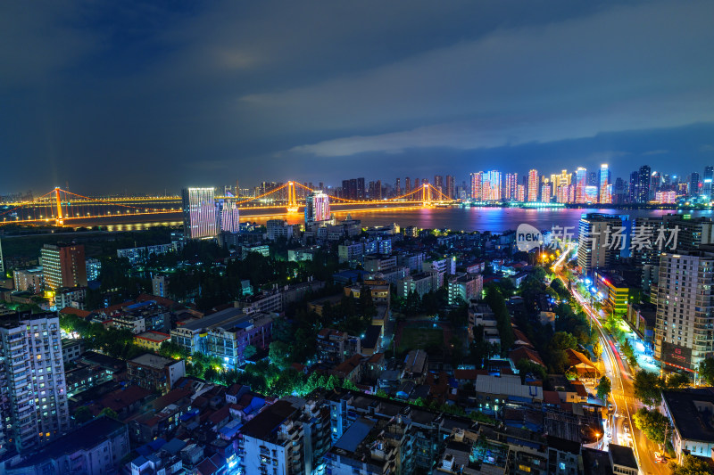 武汉城市风光夜景