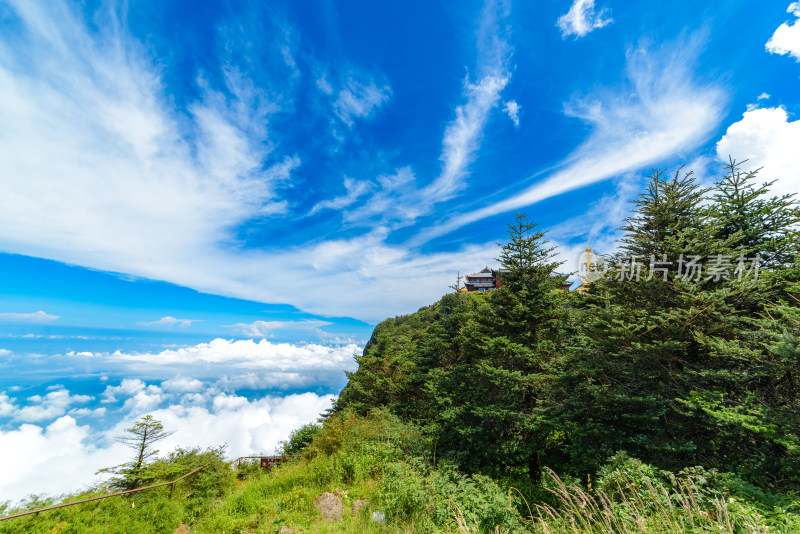 四川峨眉山自然风光