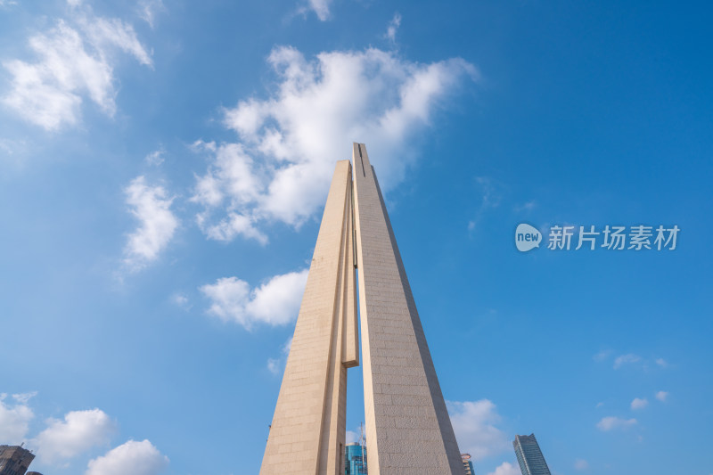 上海外滩地标建筑上海人民英雄纪念塔