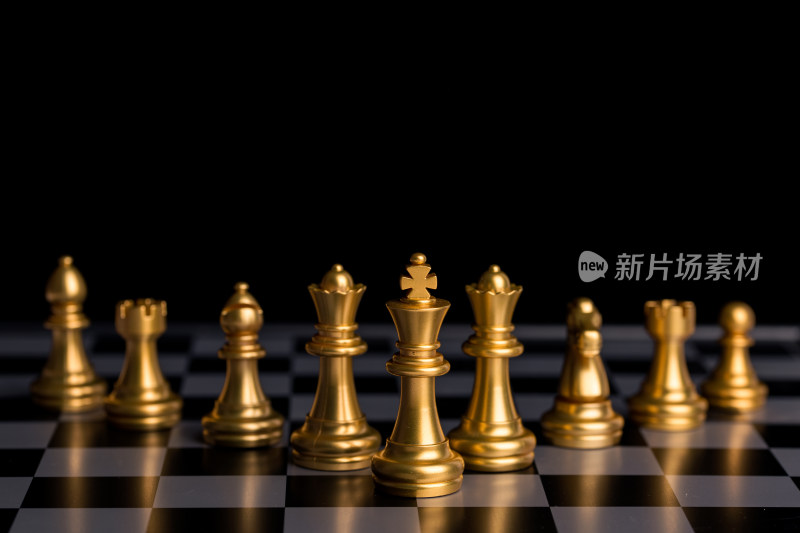 国际象棋黑色背景