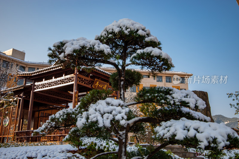 雪中浸心亭