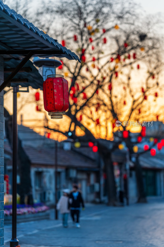 北京石景山模式口历史文化街区京西古道年味