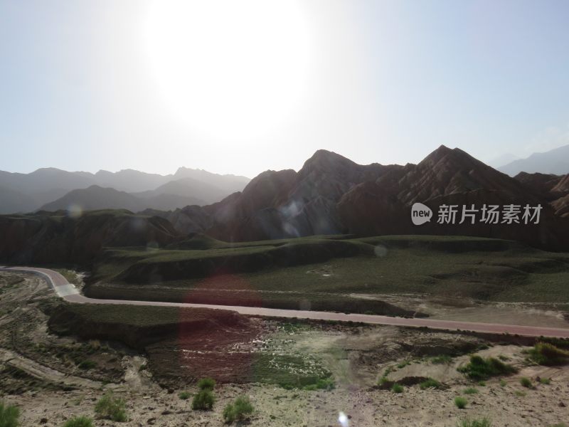 甘肃张掖七彩丹霞风景区旅游风光