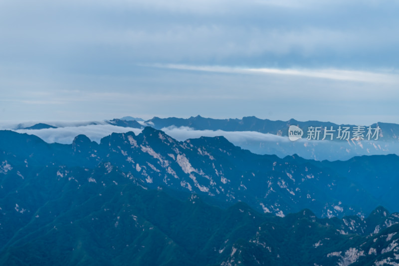 陕西华山山顶的风光