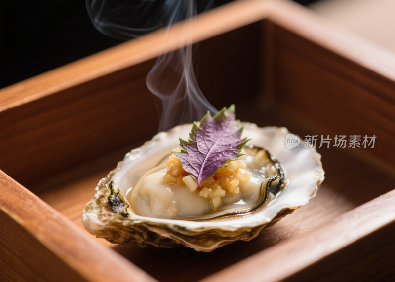 生蚝烤生蚝清蒸生蚝海鲜餐饮美食