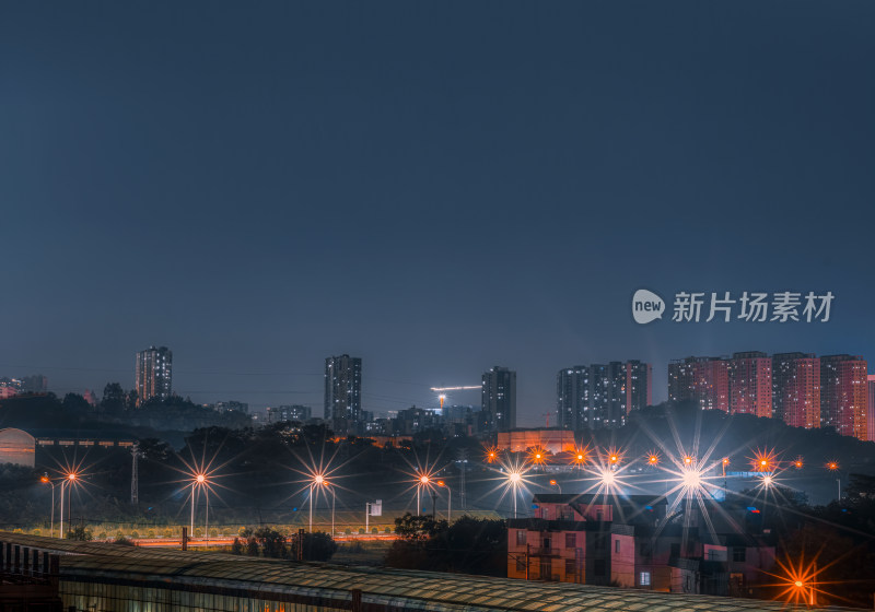 高清城市夜景灯光