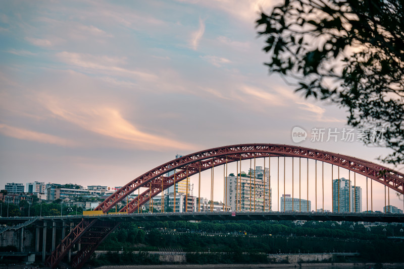 宜宾城市风景夜景江景