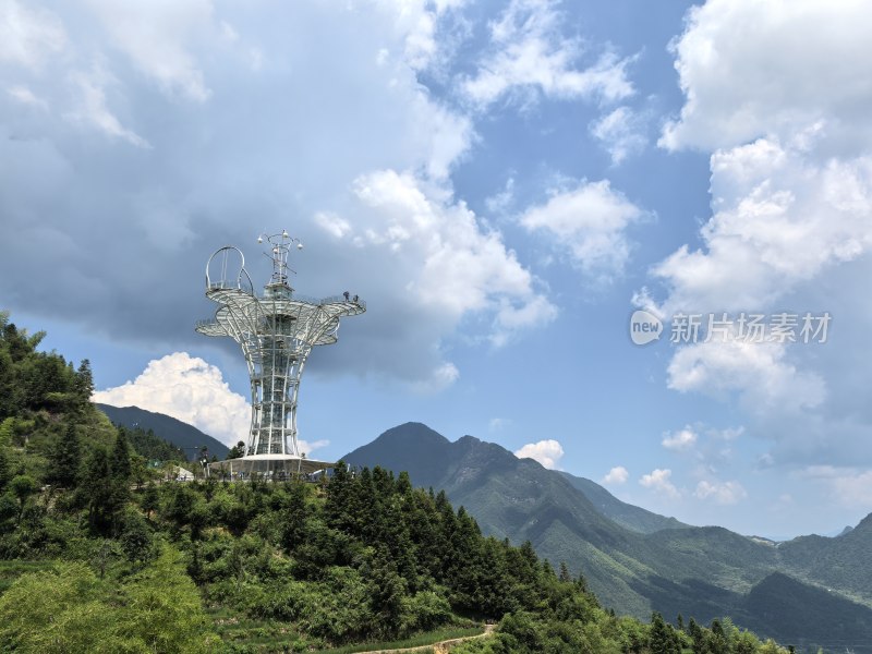 浙江云和梯田景区风景