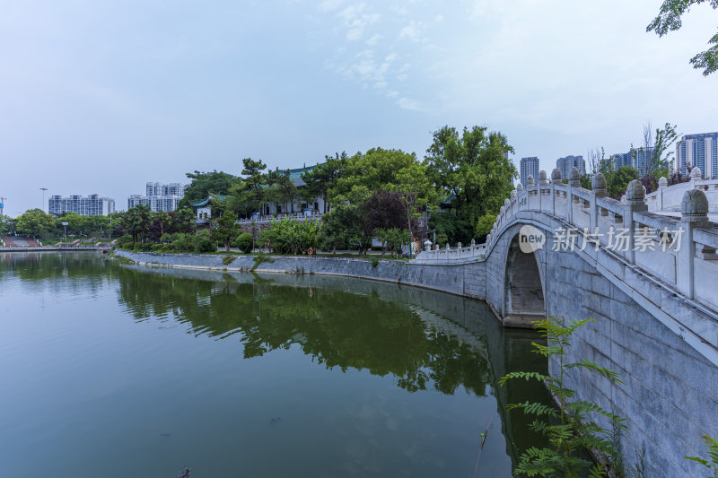 武汉汉阳月湖风景区风光