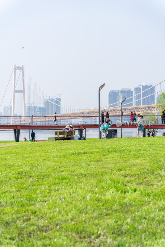 武汉洪山江滩公园风景