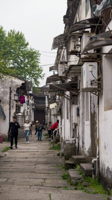 绍兴仓桥直街江南水乡风景