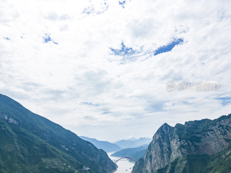 祖国壮丽山河湖北长江三峡风光