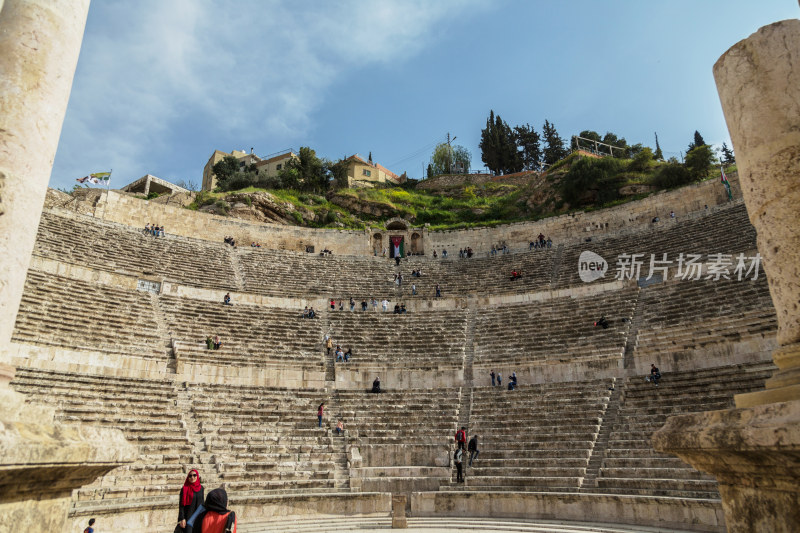 约旦的古罗马剧场遗址