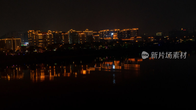 湖南长沙城市夜景灯光摄影图