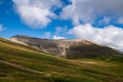 长白山天池西坡高山苔原风光