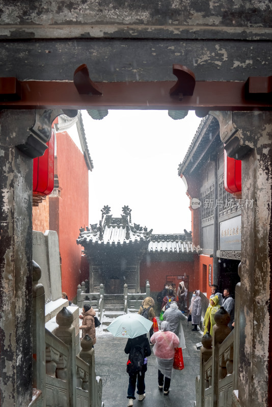 湖北武当山景区金顶太和宫景观古迹旅游