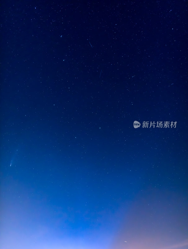 夏日星空乡村自然天文景观