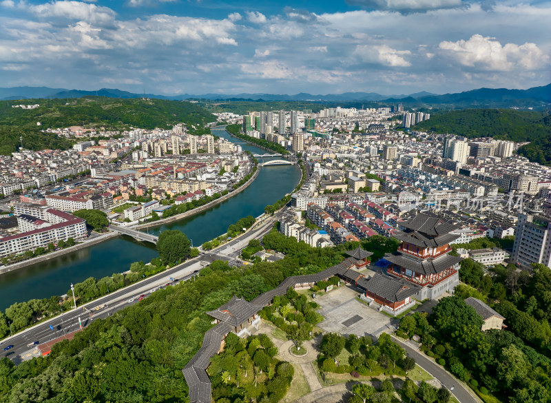 绍兴新昌城市风光