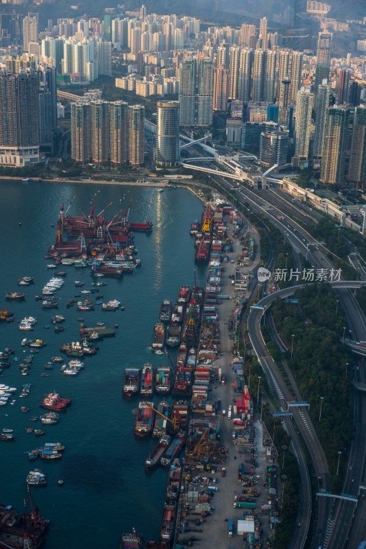 高视角看香港城市景观