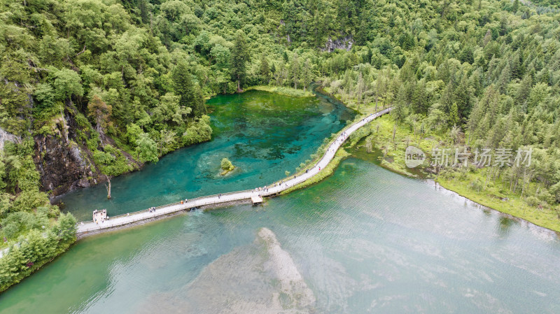 四川阿坝理县毕棚沟景区的龙王海