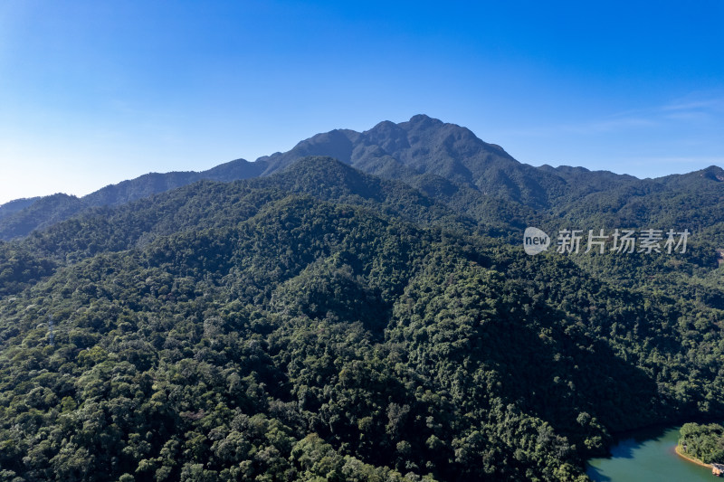 广东肇庆鼎湖山风景区航拍摄影图