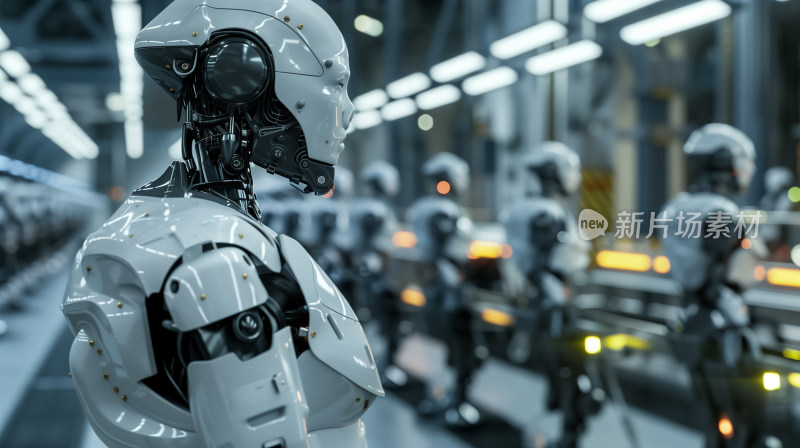 未来工厂工业4.0机器人纵队