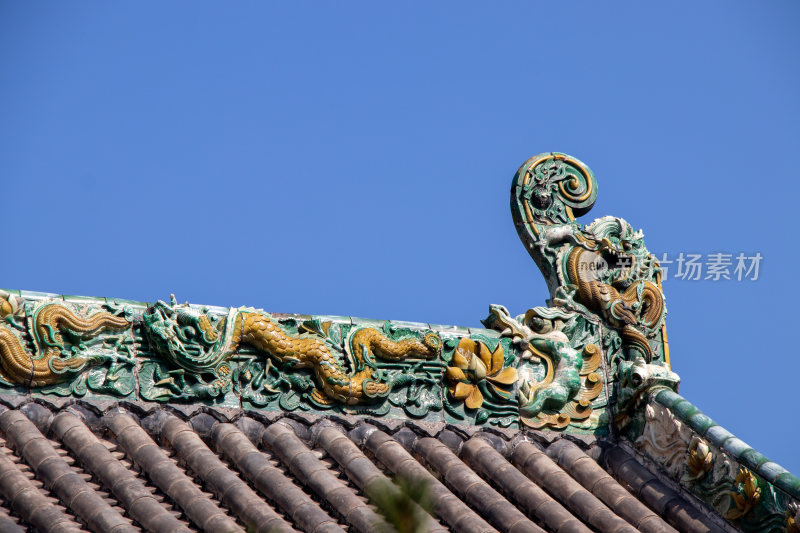 山西长治崇庆寺屋顶装饰