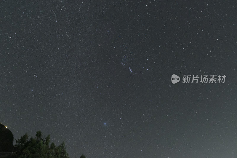 璀璨星空夜景星河闪烁的浩瀚宇宙