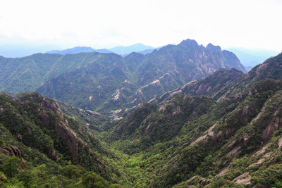 黄山登高自然风光