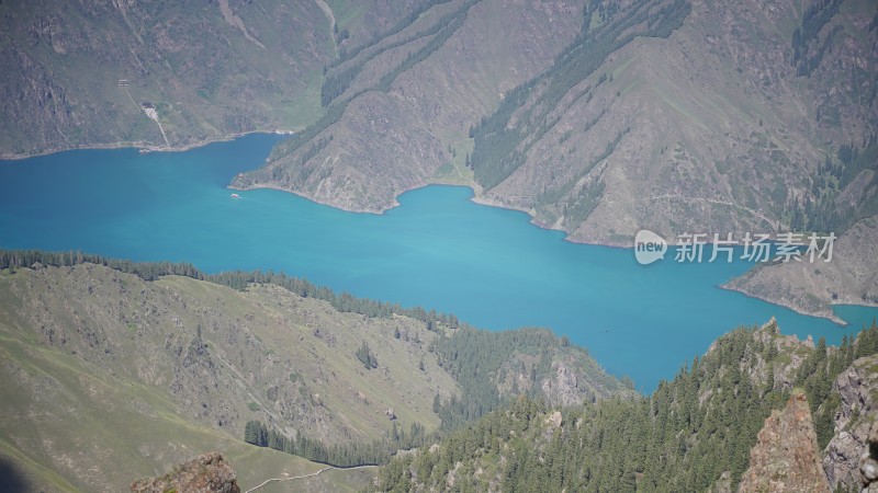 马牙山视角天山天池