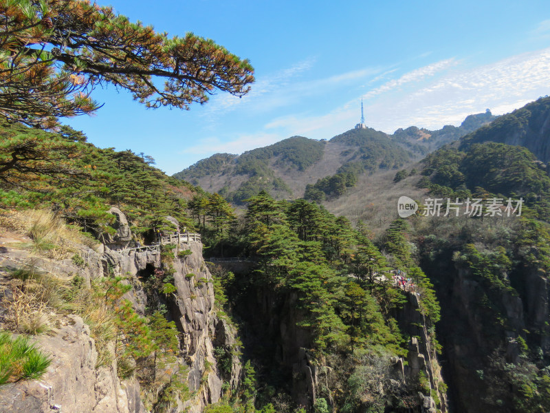 中国安徽黄山旅游风光