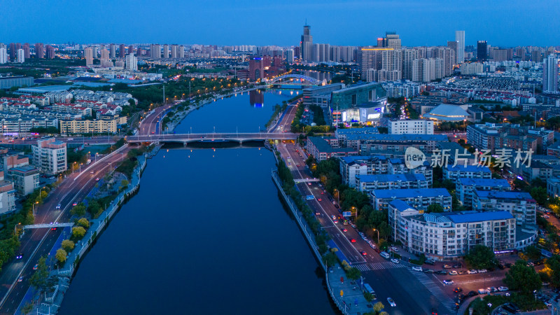 天津海河夜景