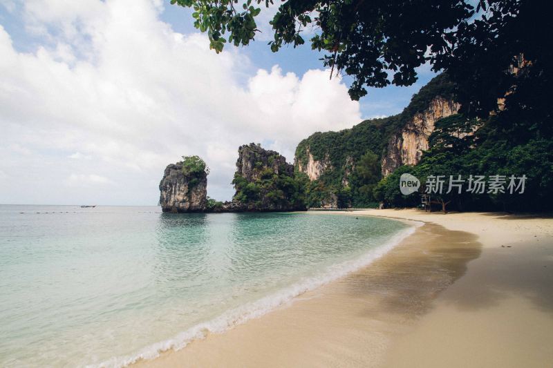 海滩沙滩海岸线