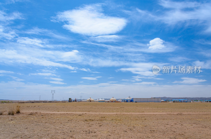 内蒙古巴彦淖尔温根塔拉旅游景区草原牧场