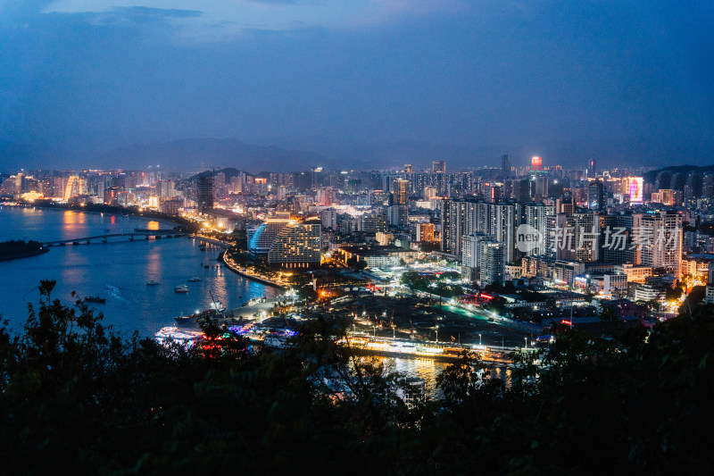 三亚城市夜景