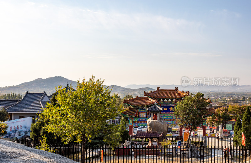 山东济宁邹城峄山风景区景点景观