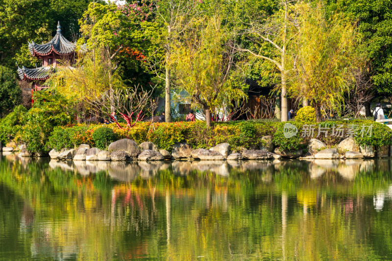 福州黎明湖公园景色