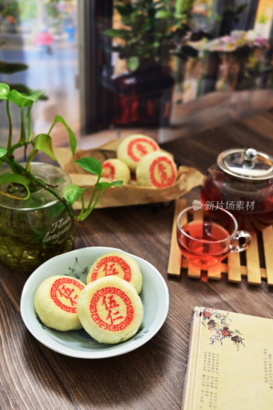 中国传统节日中秋节美食酥皮月饼