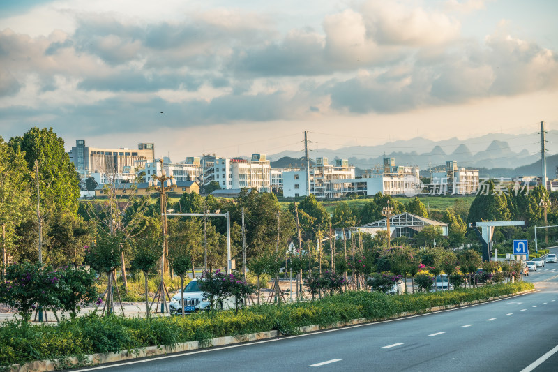 贵州山区小城