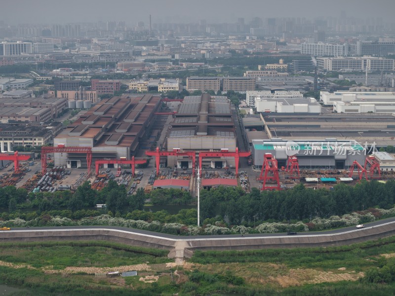 工厂全景鸟瞰图