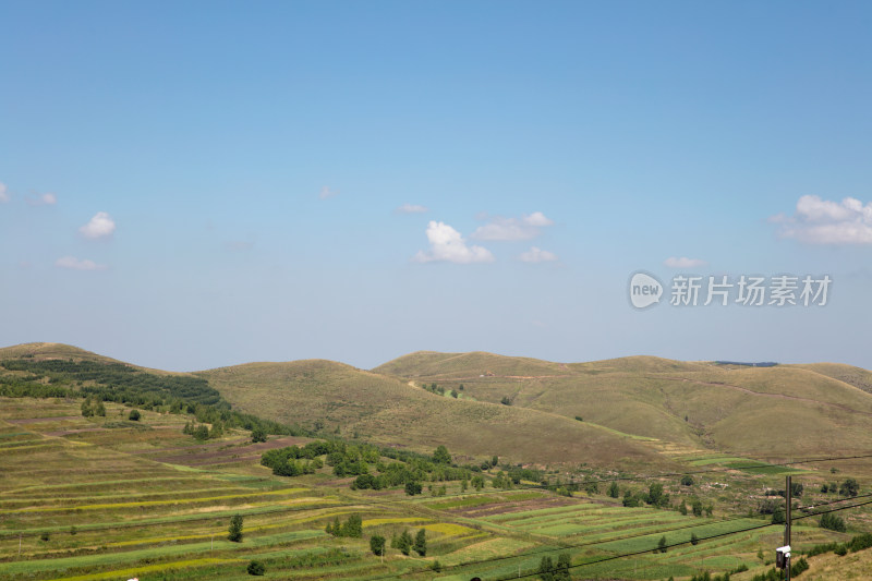 中国张北县草原天路沿途风光