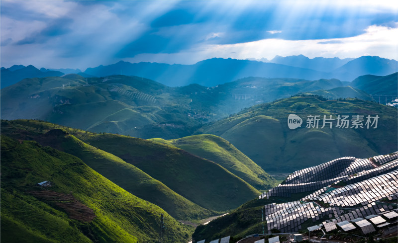 太阳能山地光伏喀斯特地貌