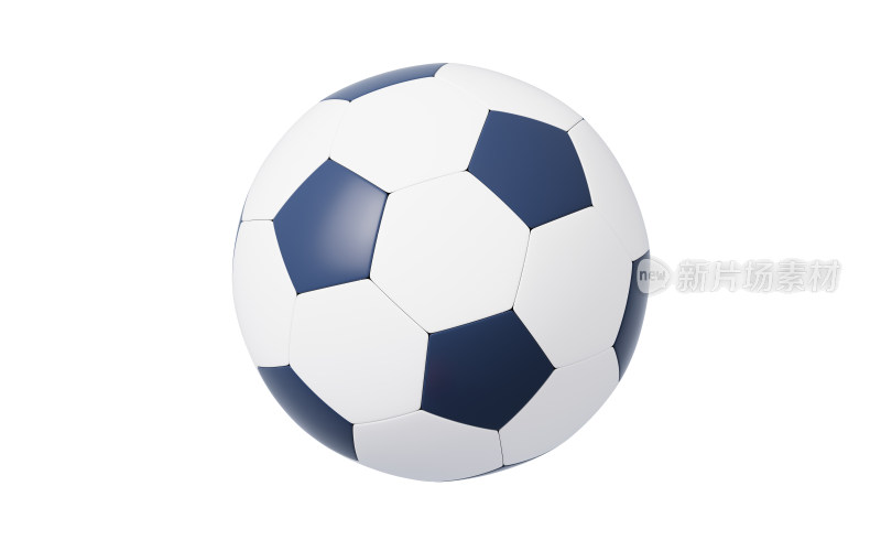 一个足球3D渲染