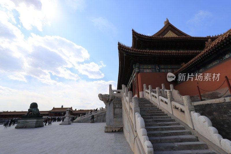 春天里的北京紫禁城风光