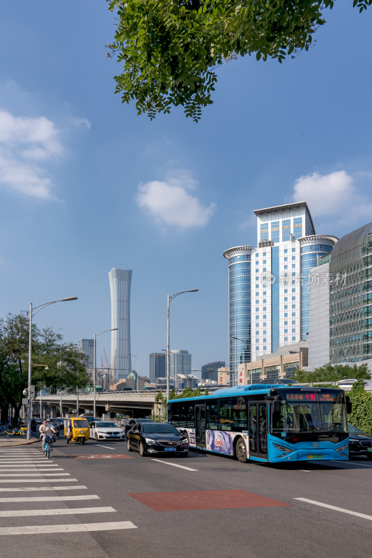 北京朝阳区国贸CBD建筑群