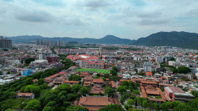 航拍福建泉州开元寺