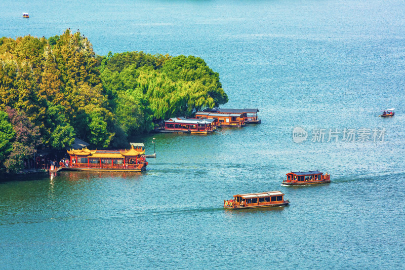 浙江杭州西湖游船