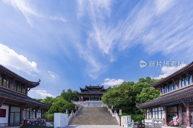 武汉武昌区黄鹤楼公园风景