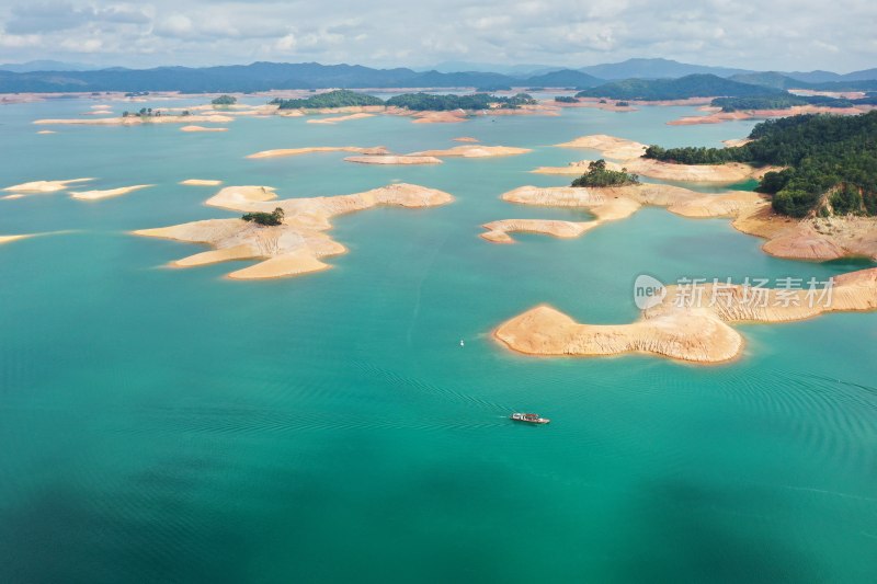 河源万绿湖 湖泊 千岛湖