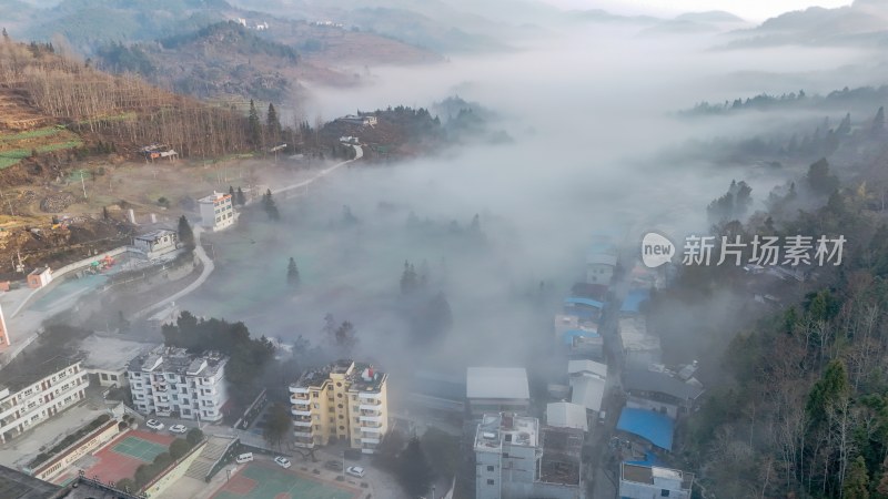 重庆酉阳：冻雨.冰雪.雾